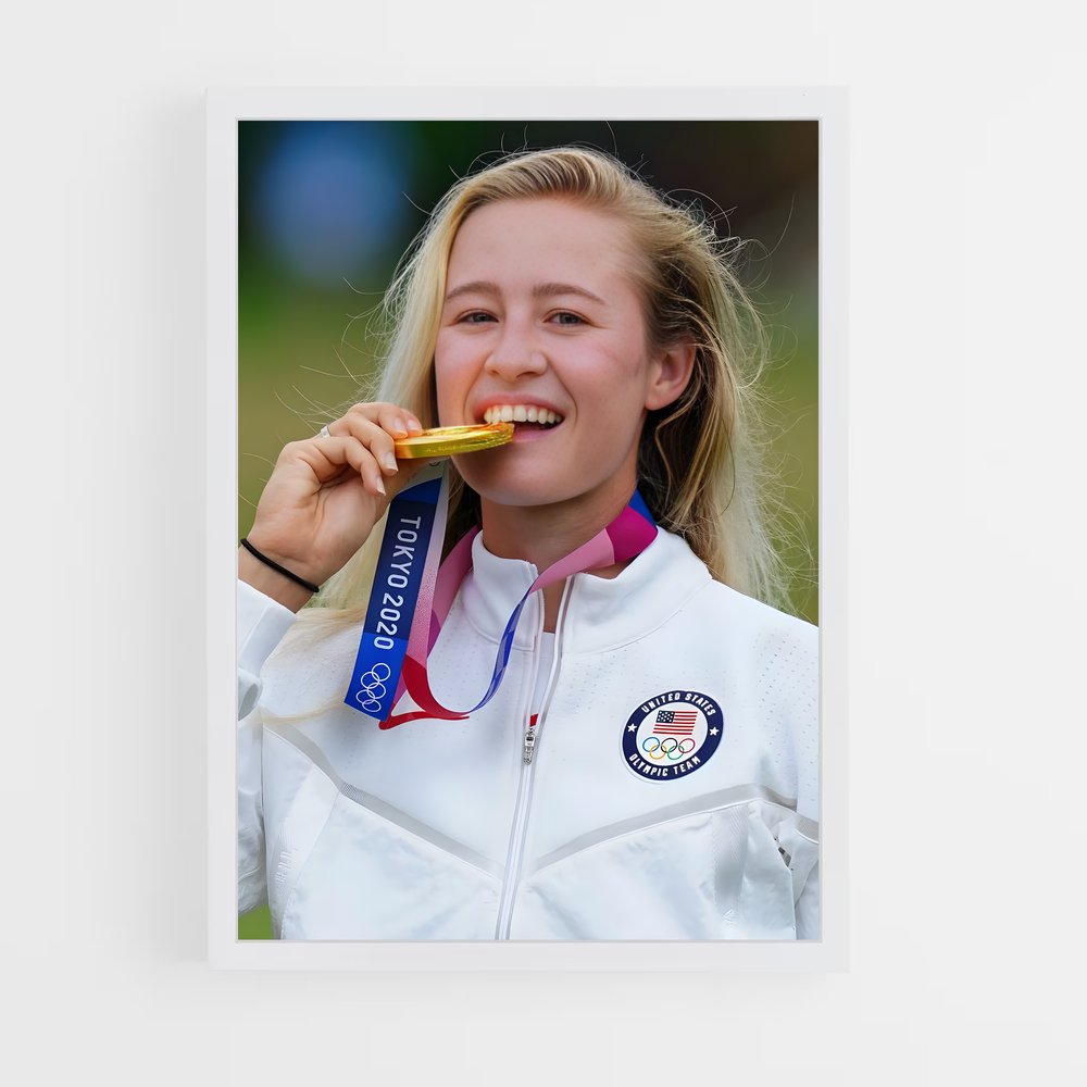 Poster Nelly korda – affiche Golf (vue 3)
